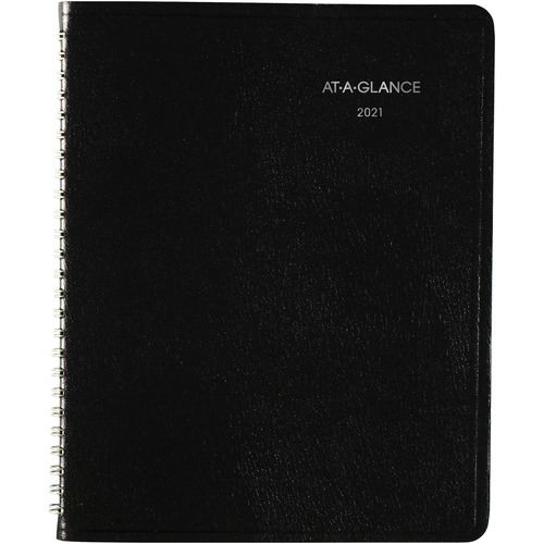 DAYMINDER OPEN-SCHEDULE WEEKLY APPOINTMENT BOOK, 6 7/8 X 8 3/4, BLACK, 2019