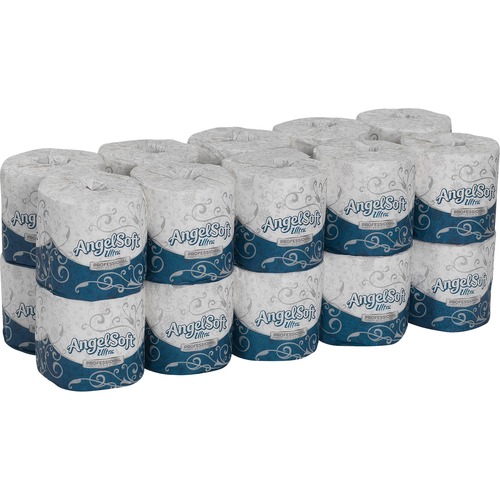ANGEL SOFT PS ULTRA 2-PLY PREMIUM BATHROOM TISSUE, WHITE, 400 SHEETS/ROLL, 20/CT