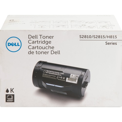 Dell H815DW S2810DN S2815DN High Yield Toner Cartridge (OEM# 593-BBMF) (6000 Yield)