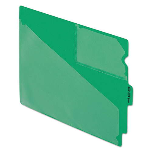 Out Guides, Recycled Vinyl, 12-3/4"x9-1/2", 50/BX, Green