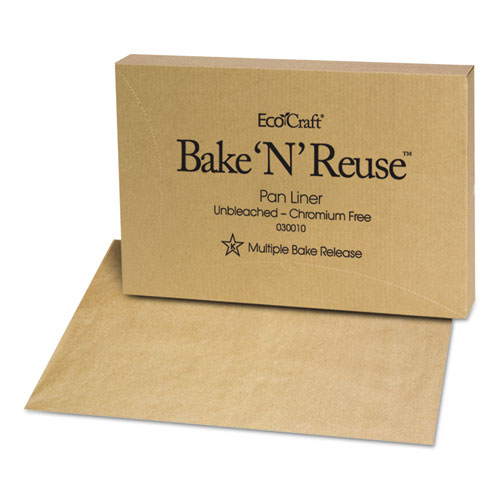 Ecocraft Bake 'n' Reuse Pan Liner, 16 3/8 X 24 3/8, 1000/box