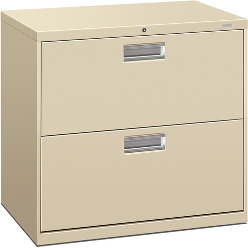 600 Series Two-Drawer Lateral File, 30w X 19-1/4d, Putty