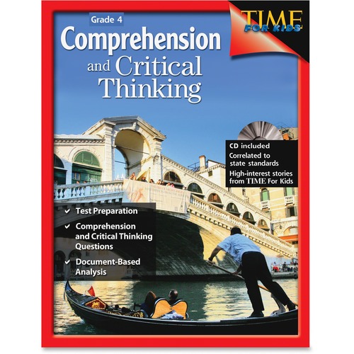 Comprehension And Critical Thinking Book, w/CD, Grade 4