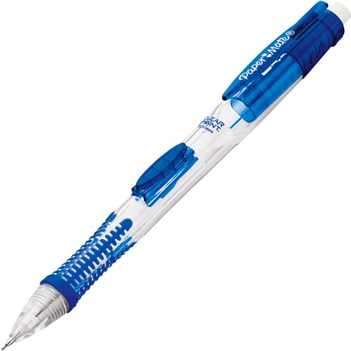 Clear Point Mechanical Pencil, 0.7 Mm, Blue Barrel, Refillable