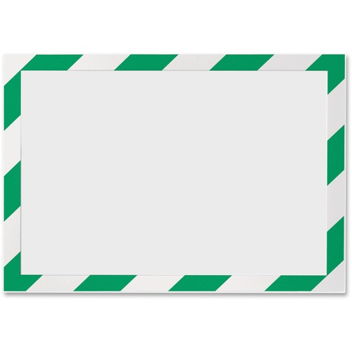 Self Adhesive Frame, Ltr, Green/White