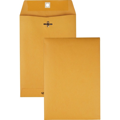 Clasp Envelope, 6 1/2 X 9 1/2, 28lb, Brown Kraft, 100/box