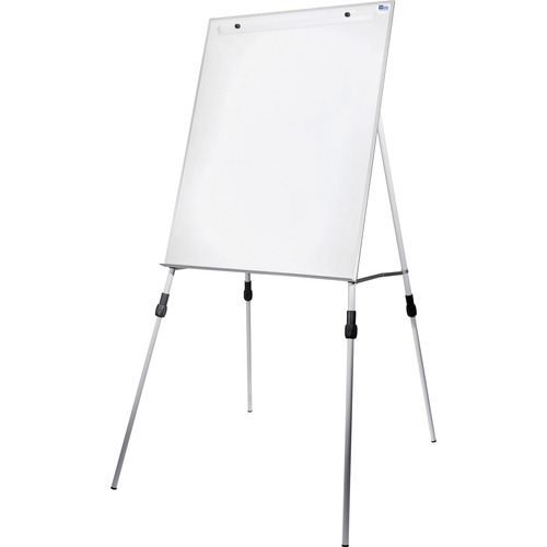 Dry-Erase Easel Stand, Multi-Use, 46"x5"x29-1/2"-70", White