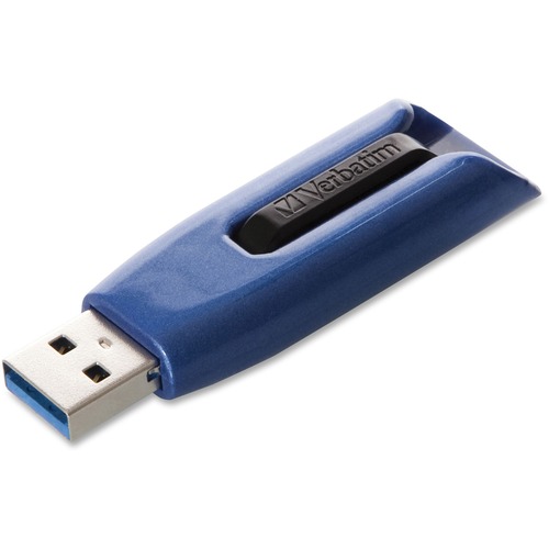 V3 MAX USB 3.0 Drive, 64GB, Blue/Black