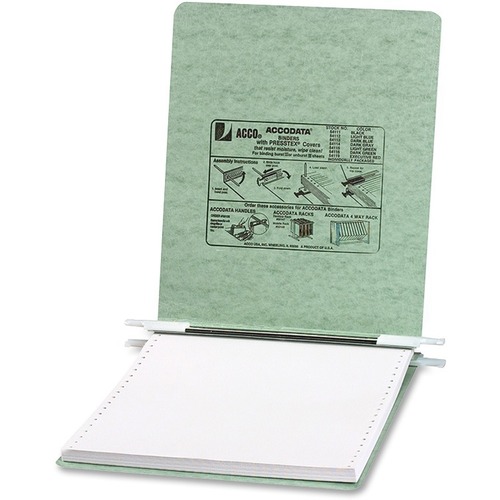 Presstex Covers W/storage Hooks, 6" Cap, 9 1/2 X 11, Light Green