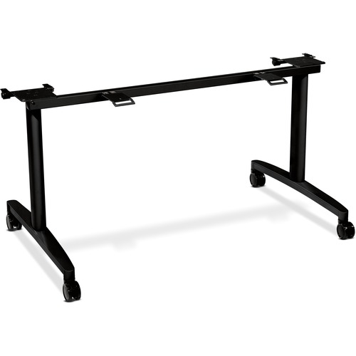 Huddle Flip-Top Base For 24" Deep Table Tops, 51-5/8w X 23-1/2d, Black