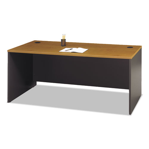 Series C Collection 72w Desk Shell, Natural Cherry