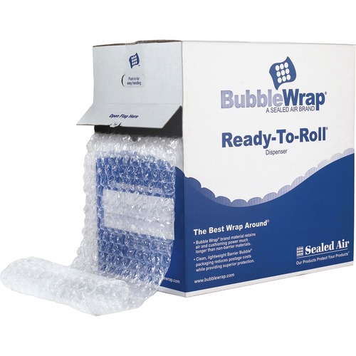 Bubble Wrap Cushion Bubble Roll, 1/2" Thick, 12" X 65ft