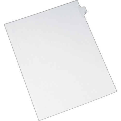 Allstate-Style Legal Exhibit Side Tab Divider, Title: C, Letter, White, 25/pack