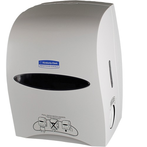 SANITOUCH HARD ROLL TOWEL DISPENSER, 12.63 X 10.2 X 16.13, WHITE