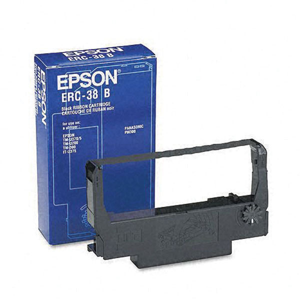 Epson ERC-38BR Black-Red OEM Fabric Ribbon