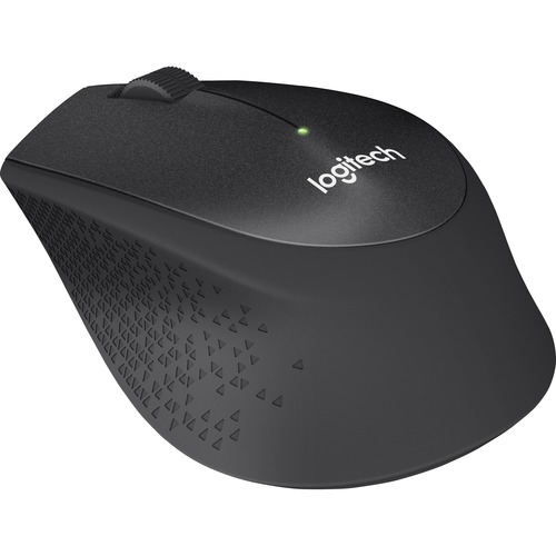 M330 SILENT PLUS MOUSE, 2.4 GHZ FREQUENCY/33 FT WIRELESS RANGE, RIGHT HAND USE, BLACK