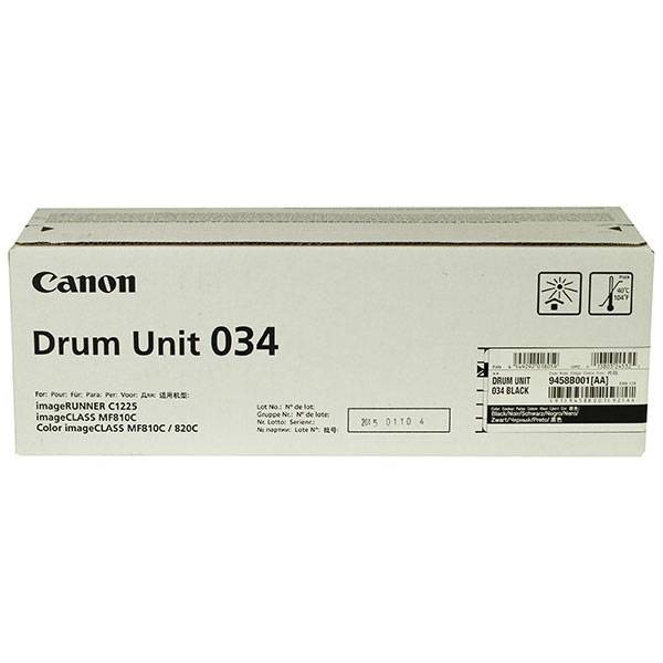 Canon (CRG-034) imageCLASS MF810Cdn MF820Cdn Black Drum Unit (34000 Yield)