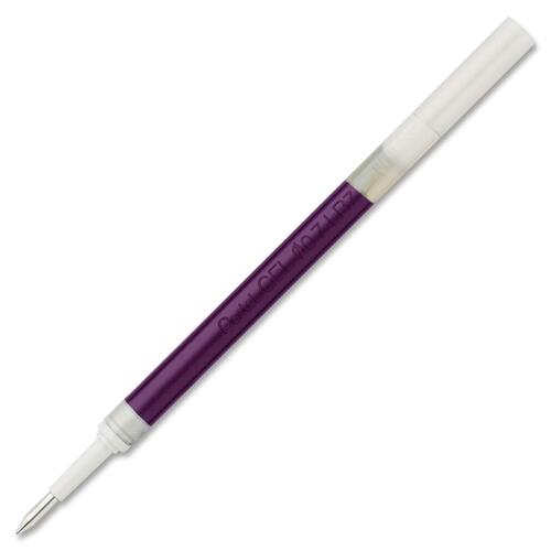 Refill For Pentel Energel Retractable Liquid Gel Pens, Medium, Violet Ink