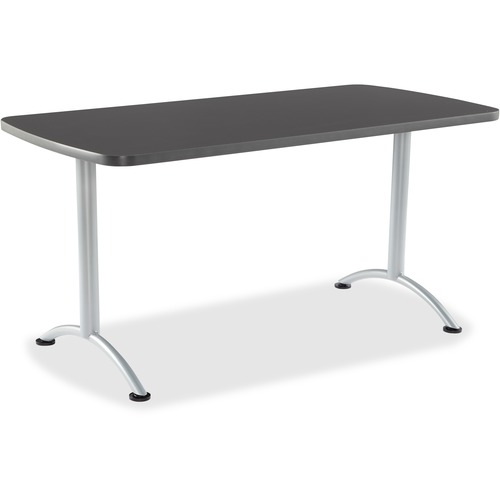 Sit-To-Stand Table, 3 Height Settings, 30"x30"x60", Graphite