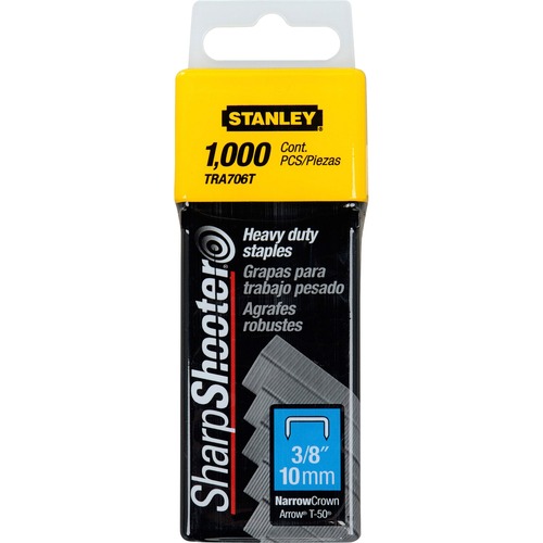 Sharpshooter Heavy-Duty Tacker Staples, 3/8" Leg Length, 1000/box