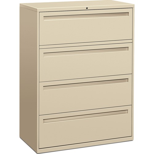 700 Series Four-Drawer Lateral File, 42w X 19-1/4d, Putty