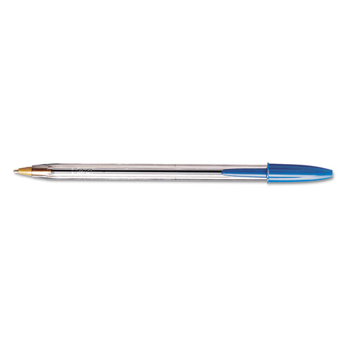 Cristal Xtra Smooth Ballpoint Stick Pen, Blue Ink, 1mm, Medium, 24/pack