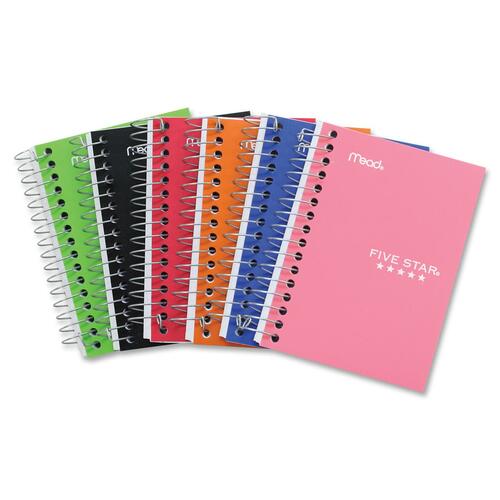 Notebook, College Ruled, 200 Sheets, 5-1/2"x4", Assorted