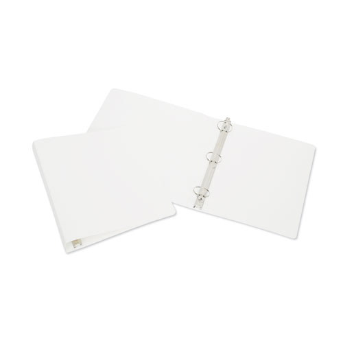 7510014841761, 3-RING FLEXIBLE BINDER, 1/2" CAPACITY, WHITE