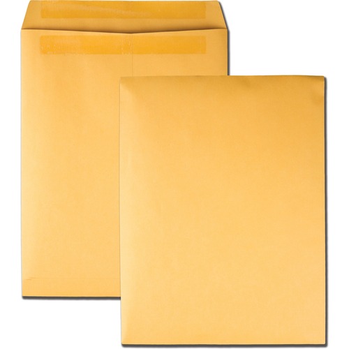 Redi Seal Catalog Envelope, 10 X 13, Brown Kraft, 100/box