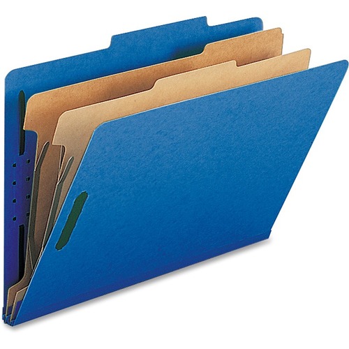 Classification Folders,w/ Fstnrs,2 Dvdrs,Legal,10/BX,DBE