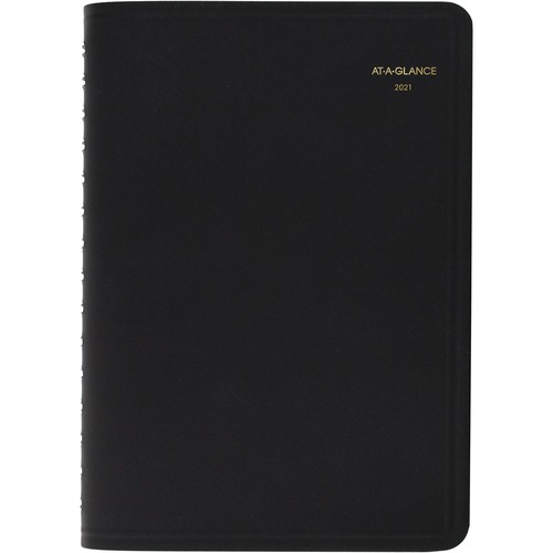 DAILY APPOINTMENT BOOK WITH 30-MINUTE APPOINTMENTS, 8 X 5, WHITE, 2021
