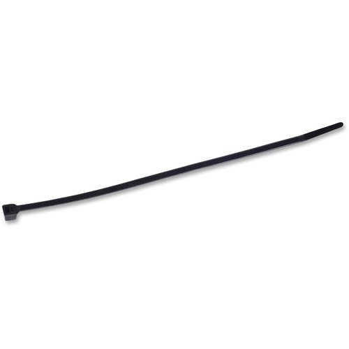 Cable Ties, Nylon, 50 lb, 8"x3/16", 1000/PK, Black