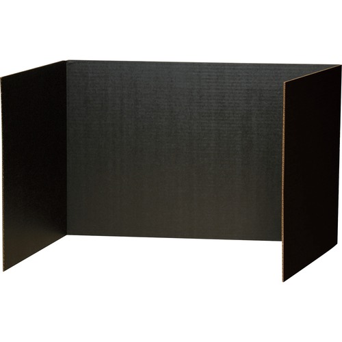 Privacy Board, 48"x16", 4/PK, Black