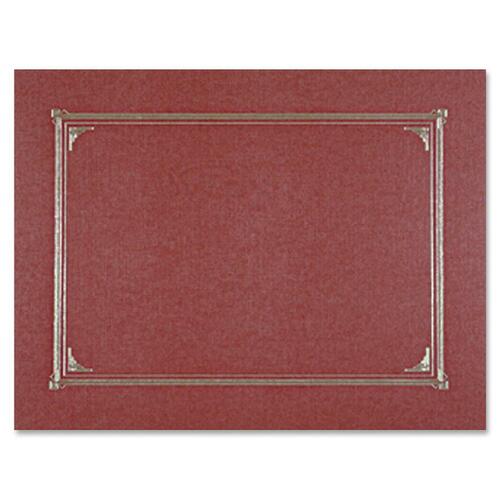 Certificate/document Cover, 12 1/2 X 9 3/4, Burgundy, 6/pack