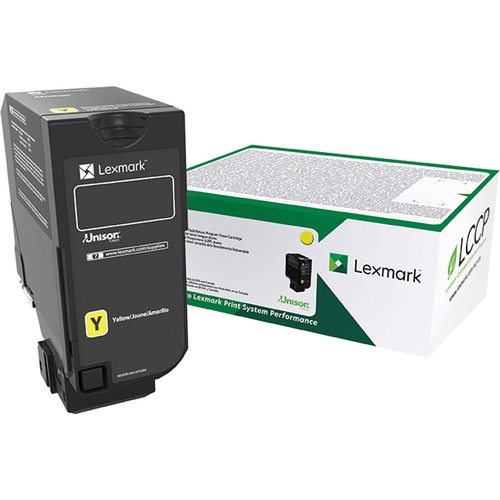 Lexmark CS720 CS725 CX725 Yellow Return Program Toner Cartridge for US Government (7000 Yield) (TAA Compliant Version of 74C1SY0)