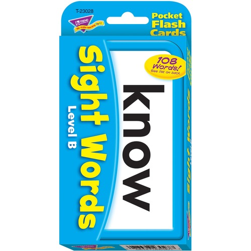 CARDS,FLSH,PKT,SIGHTWORDS,B