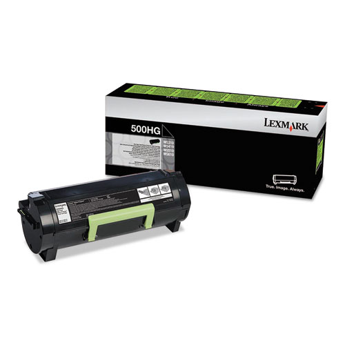 Lexmark (500HG) MS310 MS312 MS315 MS410 MS415 MS510 MS610 High Yield Return Program Toner Cartridge for US Government (5000 Yield) (TAA Compliant Version of 50F1H00)