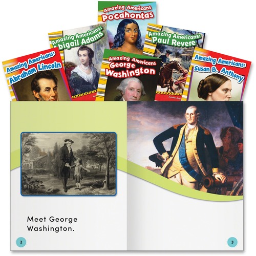 Social Studies Set, Amazing Americans, Grade K-3, 6 BK/ST