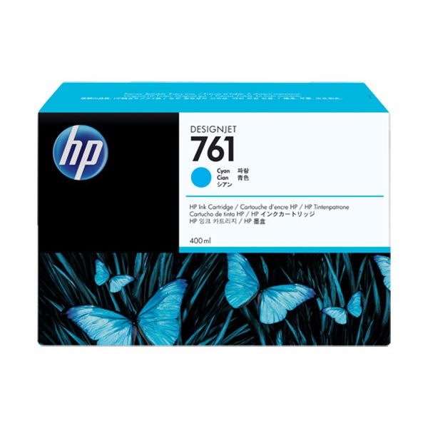Hewlett-Packard  HP 761 Ink Cartridge, 400ml, Cyan