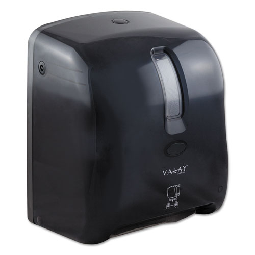 Valay Hardwound Towel Dispenser, 11.75" X 14" X 8.5", Black