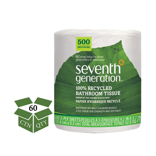 TISSUE,BATH,2PLY,60RLS,WH