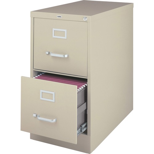 Vertical File,2-Drawer,Legal,18"x26-1/2"x28-3/8",Putty