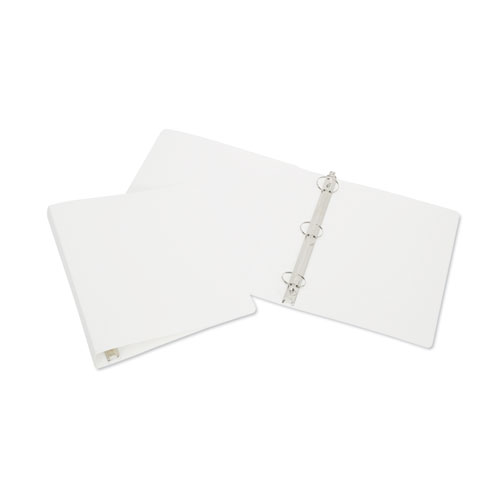 7510014841759, 3-RING FLEXIBLE BINDER, 1" CAPACITY, WHITE