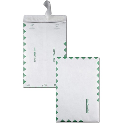 Tyvek Usps First Class Mailer, 10 X 15, White, 100/box