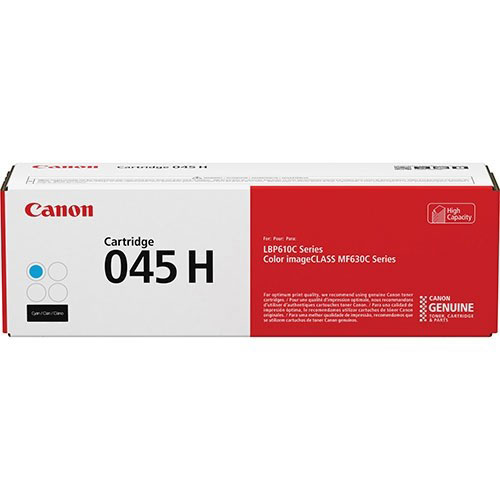 Canon (CRG045) Color imageCLASS LBP612Cdw MF632Cdw MF634Cdw High Capacity Cyan Toner Cartridge (2200 Yield)