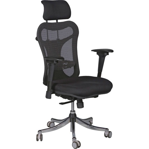 Executive Chair,Adjustable Ht/Headrest,28"x24"x51",Black