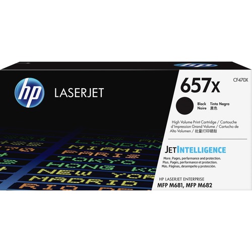 Hewlett-Packard  Toner Cartridge, HP 657X, High Yld, 28,000 Pg Yield, BK