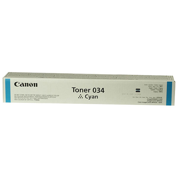 Canon (CRG-034) imageCLASS MF810Cdn MF820Cdn Cyan Toner Cartridge (7300 Yield)