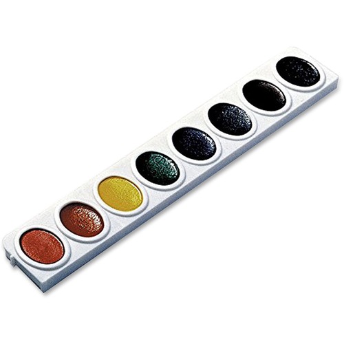 Oval Pan Watercolor Refills, 24/BX, Ast