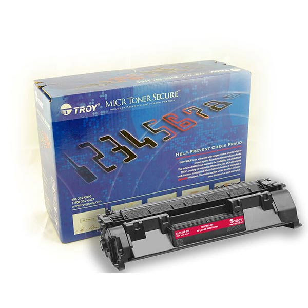 TROY 401 MICR Toner Secure Cartridge (2700 Yield) (Coordinating Non-MICR HP Part: CF280A HP 